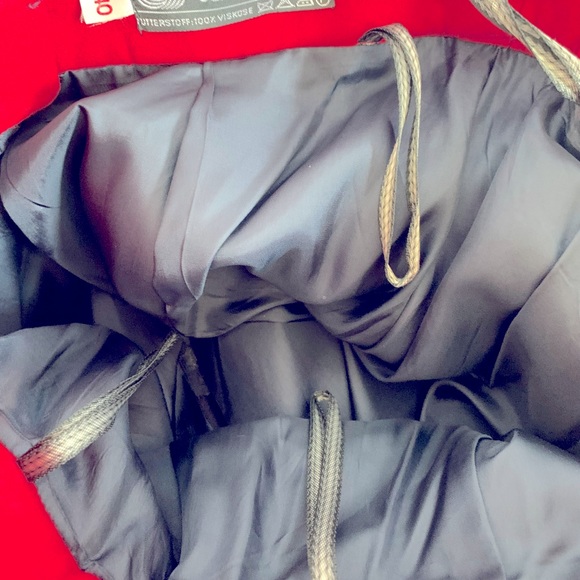 Julius Lang Navy Blue Maxi Wool Skirt Sz 40 - Picture 5 of 9